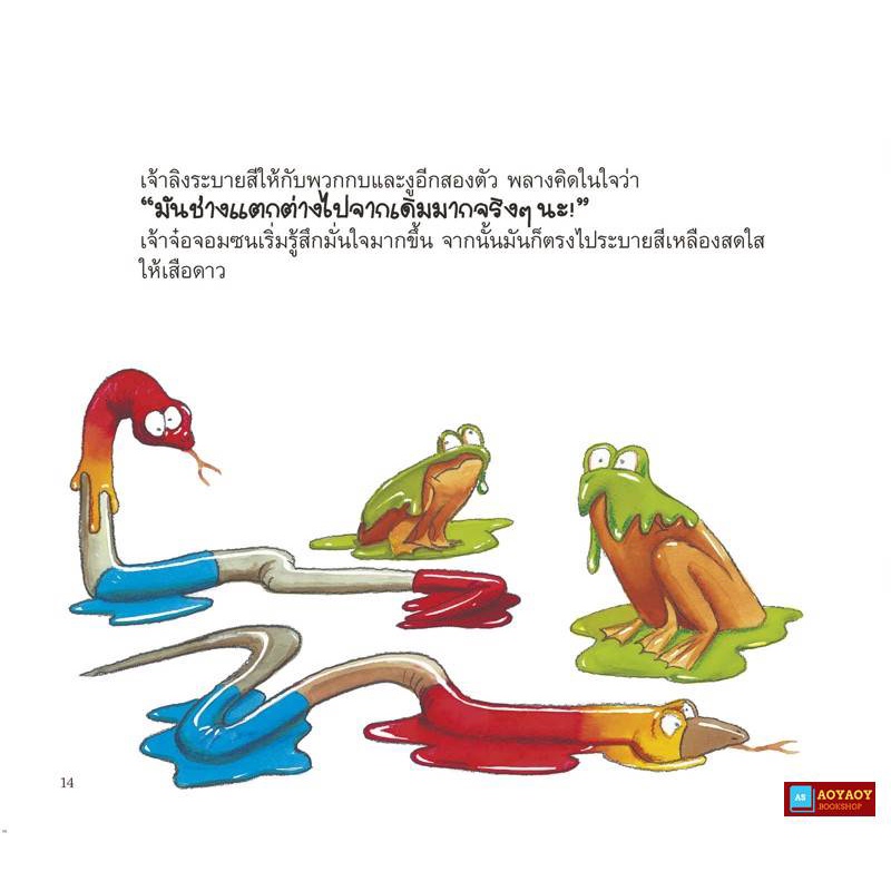 หนังสือนิทาน2ภาษา-เจ้าลิงจอมซนกับก้นสีฟ้าอันสดใส-ใช้ร่วมกับปากกาพูดได้talking-penได้