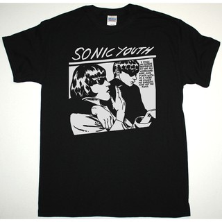 Sonic Youth Goo เสื้อยืดสีดำสำหรับผู้ชาย