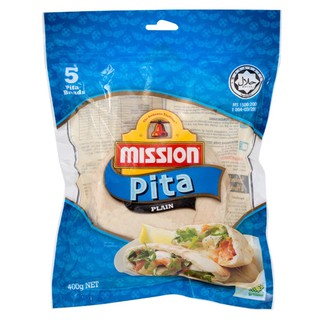 Mission Pita Plain แผ่นแป้งมิชชันพิต้า