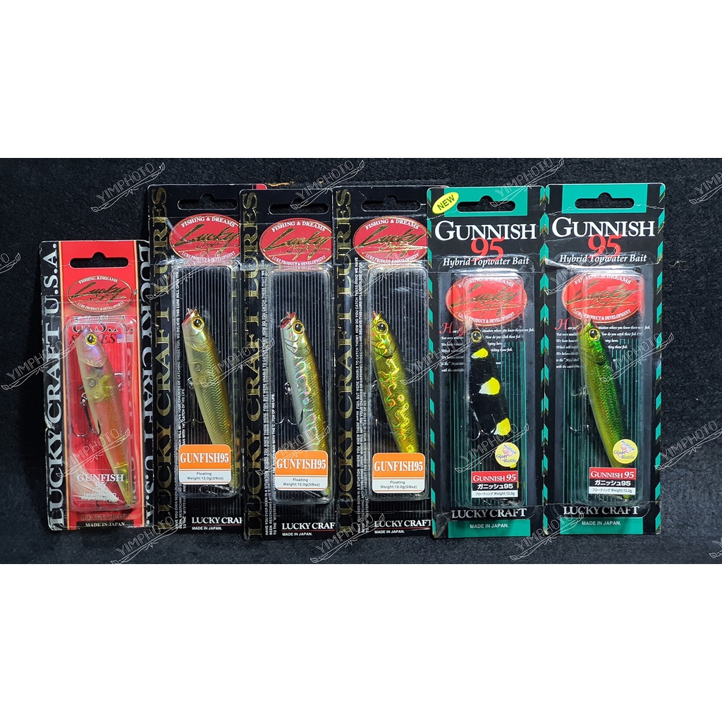 Lucky craft Gunfish 95f 12g. เหยื่อปลอม ลักกี้คราฟท์ ของแท้ 100% เหยื่อ ...