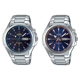 Casio Standard MTP-E200D-1A2,MTP-E200D-2A2 นาฬิกาข้อมือผู้ชาย สายสแตนเลส รุ่น MTP-E200,MTP-E200D ของแท้