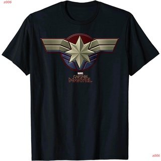 เสื้อยืดสีขาว Marvel Captain Marvel Movie Chest Symbol T-Shirt T-Shirt เสื้อยืดพิมลาย เสื้อยืดชาย เสื้อยืดผูหญิง เสื