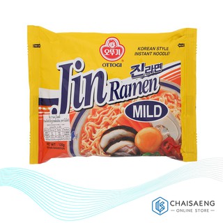 Ottogi Jin Ramen Mild ราเมงกึ่งสำเร็จรูปรสดั้งเดิม ตรา โอโตกิ 120กรัม