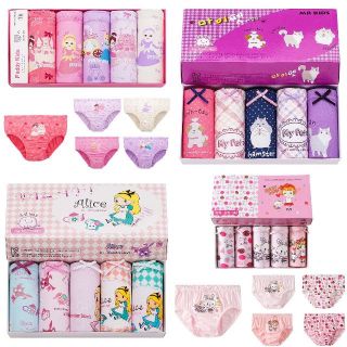 กางเกงในเด็กผู้หญิง แพก5ตัว พร้อมส่ง