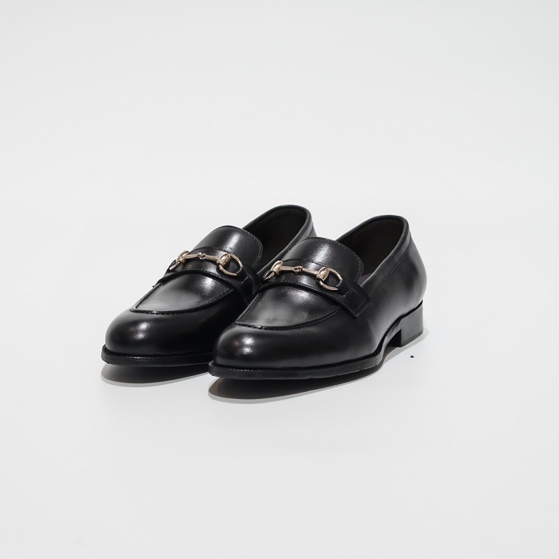 ภาพหน้าปกสินค้าJulietta - Horsebit Loafer Shoes Calfskin in Black รองเท้าหนัง Juliettabkk จากร้าน julietta.bkk บน Shopee