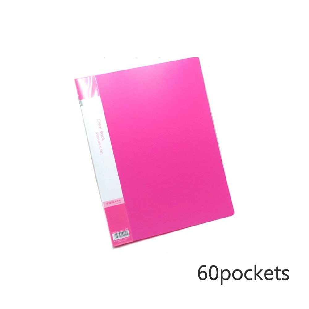 แฟ้มเอกสาร-60-pockets-แฟ้มสำนักงาน-แฟ้มสะสมผลงาน-แฟ้มใส่เอกสาร-ราคาถูก-พร้อมส่ง