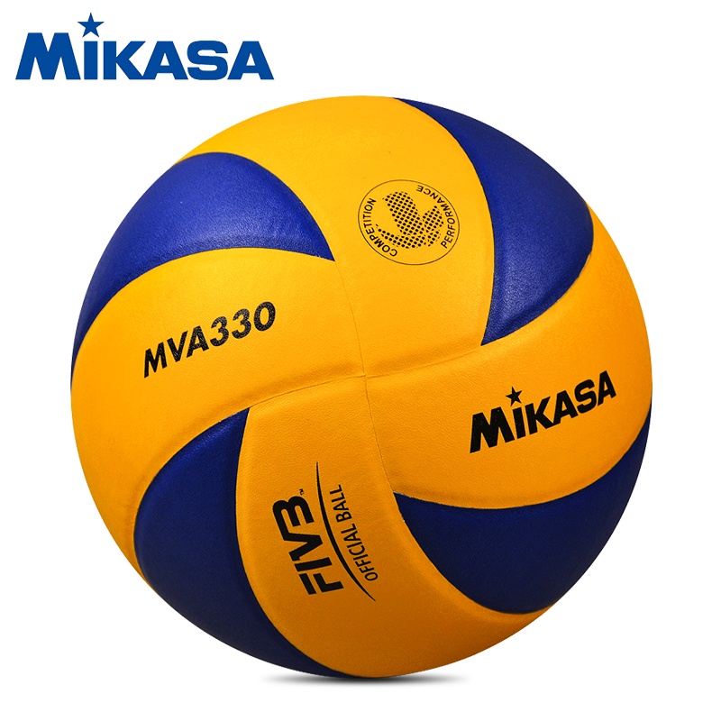 ภาพหน้าปกสินค้าOfficial FIVB Mikasa ลูกวอลเลย์บอล หนัง PU ไซซ์ 5 MVA330
