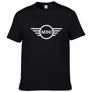 เสื้อยืดผ้าฝ้ายพิมพ์ลาย เสื้อยืด พิมพ์ลายรถยนต์ Mini Cooper S สําหรับผู้ชาย