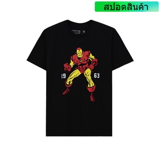 เสื้อยืดการ์ตูน ลาย ไอรอนแมนมาร์เวล ลิขสิทธ์แท้ I RON MAN  COMICS T-SHIRTS (0120-633)