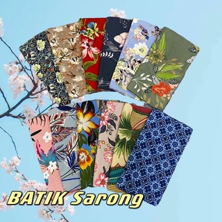 BATIK SARONG❤️  ลายใหม่ ล่าสุด ❤️ ผ้าถุง ผ้าปาเต๊ะ  ผืนใหญ่ ผ้านิ่ม ไม่ลื่น สีไม่ตก ซับน้ำดี ผ้าอย่างสวย กว้าง 2 เมตร