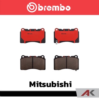 ผ้าเบรกหน้า Brembo เซรามิค Mitsubishi/SUBARU EVO 8/9 Imp GD WRX STI01 Brem 4 Pot รหัสสินค้า P54 039C ผ้าเบรคเบรมโบ้