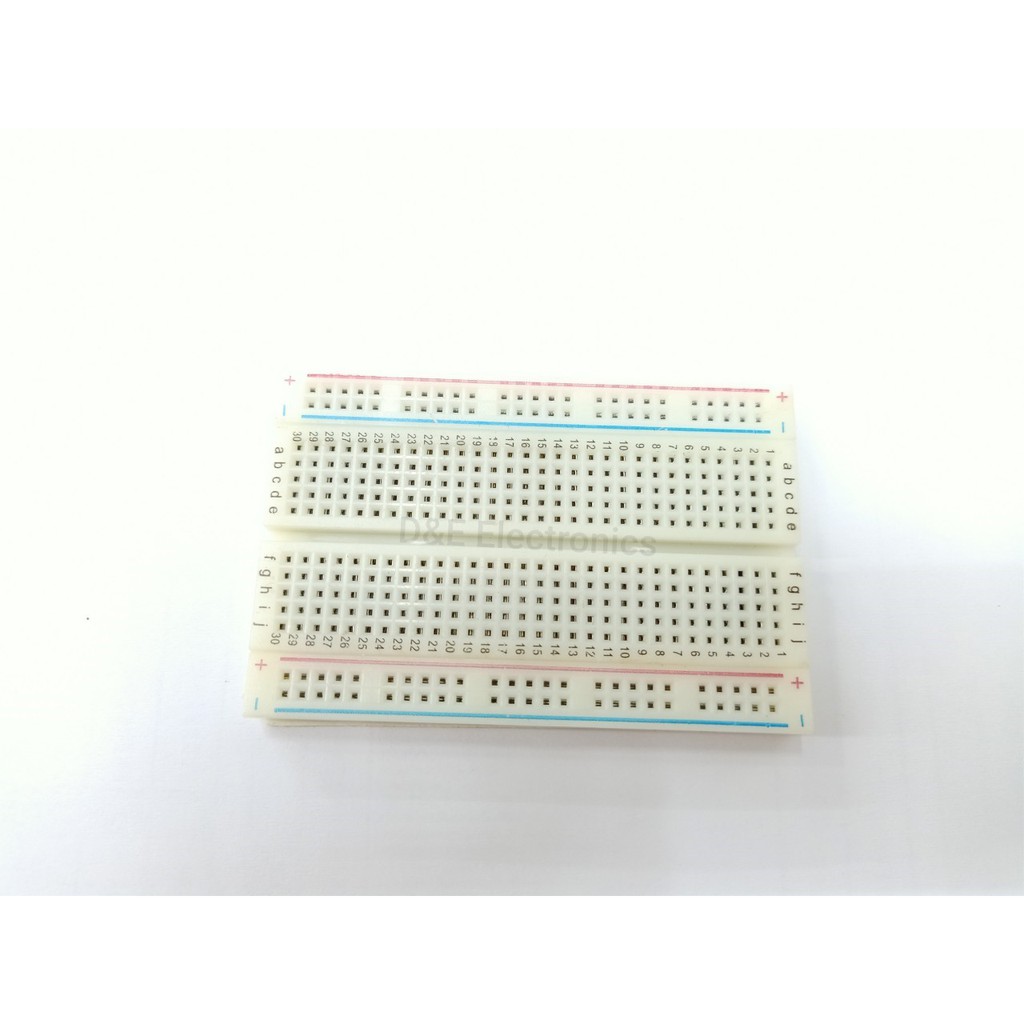 รูปภาพของบอร์ดทดลอง Breadboard สั้น (Protoboard) 400 จุดลองเช็คราคา