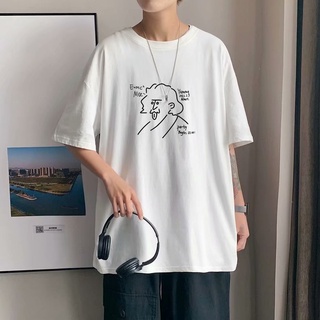 【🔥🔥】T-Shirt【S-8Xl】เสื้อยืดแขนสั้นคอกลมพิมพ์ลายการ์ตูนอนิเมะสไตล์ฮิปฮอปสําหรับผู้ชาย