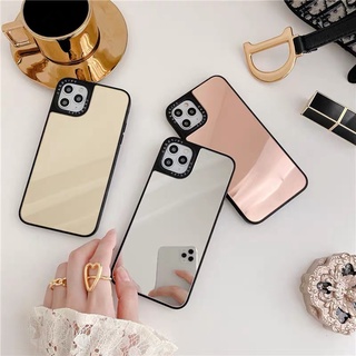 case tpu เคสไอโฟน เคสกระจกส่องได้ 3สี รุ่น ไอโฟน7 i8 7plus 8plus i11 11promax xr i12 12pro 12promax i13 13pro 13promax