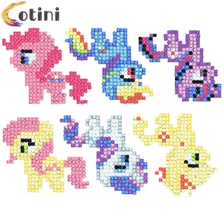 Cotini สติ๊กเกอร์ลายการ์ตูนม้าสําหรับตกแต่งบ้าน 6 ชิ้น