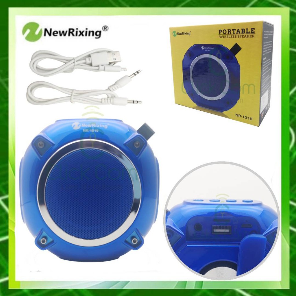 newrixing-bluetooth-speaker-nr-1019-ลำโพงบลูทูธแบบพกพาง่าย