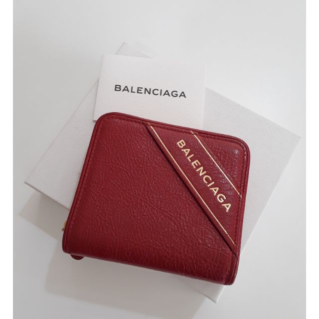 balenciaga compact wallet