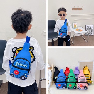 Outdoor travel childrens backpack, elementary school car style one shoulder crossbody bag