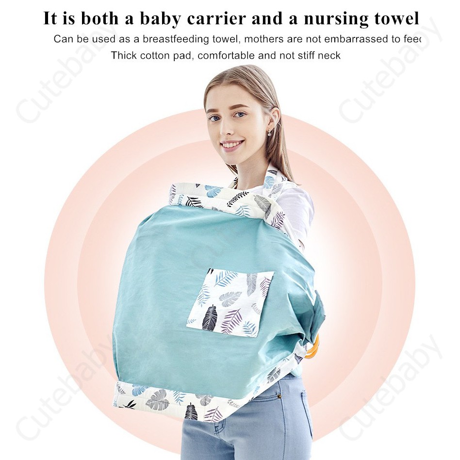 cutebaby-เป้อุ้มเด็ก-baby-carrier-sling-เบบี้สลิง-ผ้าอุ้มเด็ก-ระบายอากาศเบา-กระเป๋าอุ้มเด็ก-0-36m-ผ้าอุ้มเด็ก-กระเป๋าของ