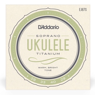 ของแท้ ⭐️ สายอูคูเลเล่ DAddario EJ87S 🌈 Ukulele Strings EJ-87S สายอุคุเลเล่ สาย อูคูเลเล่ Soprano ใส่ขนาด 21 นิ้ว