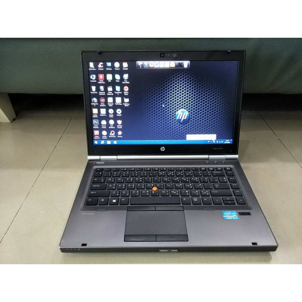 โน๊ตบุ๊คมือสอง HP 8470w i7 gen 3 แรม 4 gb การ์ดจอ 1 gb | Shopee Thailand