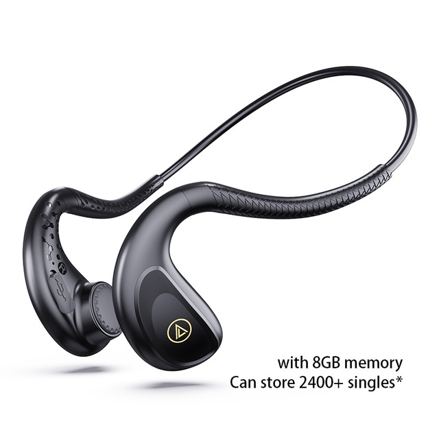 ddj Q1 Bone Conduction Headphone Builtin Memory 8G IPX8 Waterproof MP3