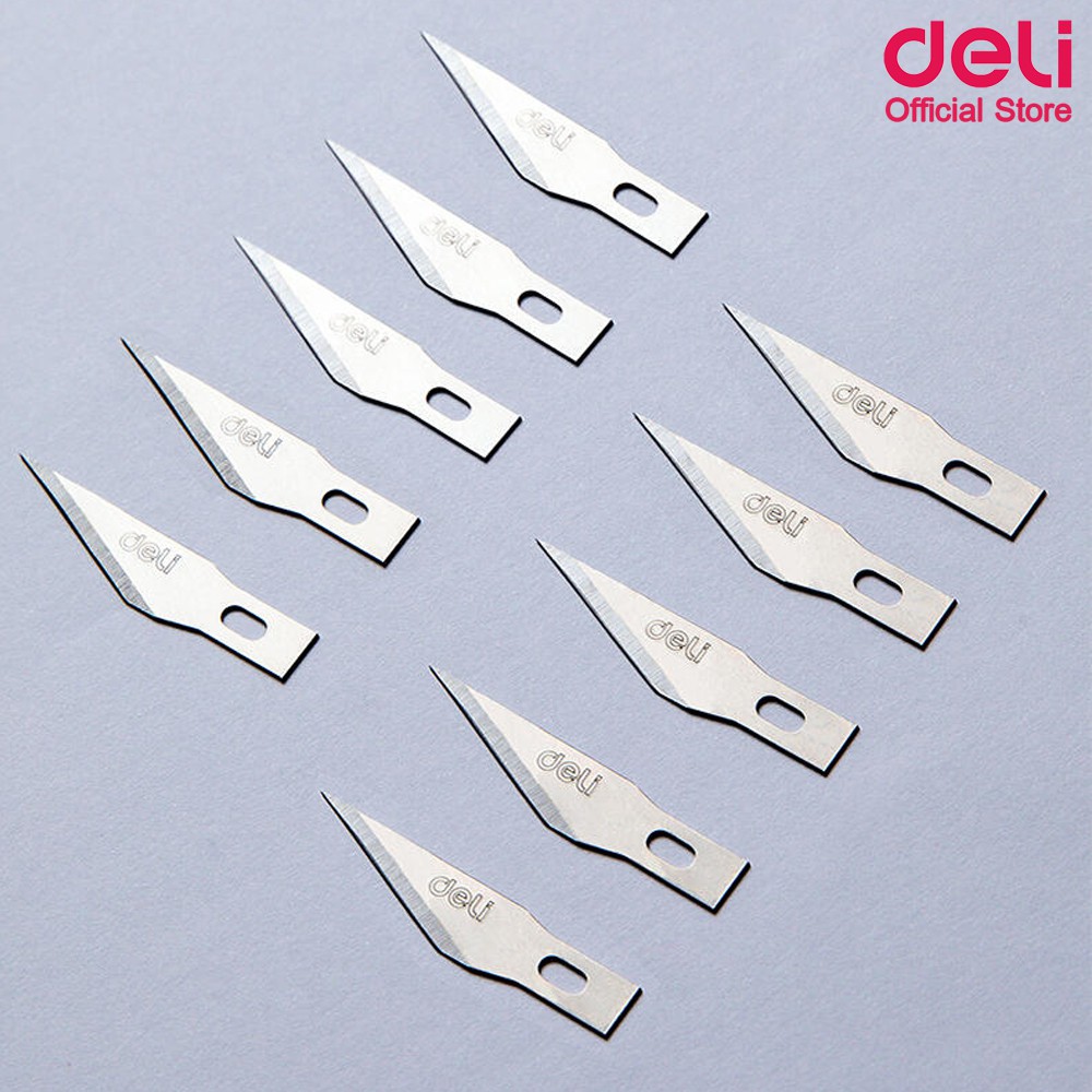 deli-2102-cutter-มีดแกะสลักอลูมิเนียม-ใบมีดเอียง-23-แถมฟรี-ใบมีด10-ชิ้น-คัตเตอร์-ชุดมีดแกะสลัก-มีดแกะสลัก-มีดแกะสลัก