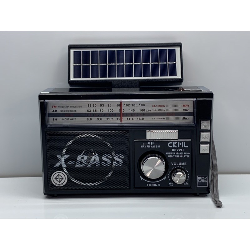 ภาพสินค้า️ CKL-0022U วิทยุ MP-3 พลังงานแสงอาทิตย์ ไฟบ้าน  ️ จากร้าน benzshop2 บน Shopee ภาพที่ 3