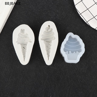 [cxFSBAKE] Ice Cream Cone Chocolate Fondant Silicone Mold  Baby Birthday Cake Mold  KCB