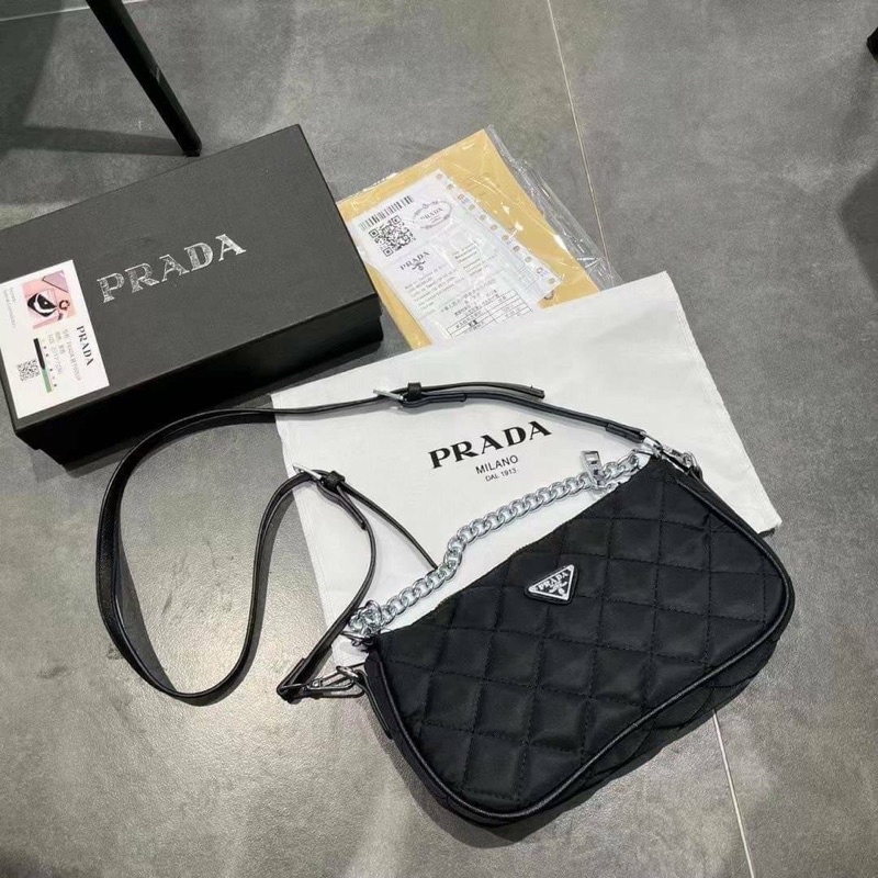 พร้อมส่ง-ปราด้า-nylon-crossbody-อปก-ครบ