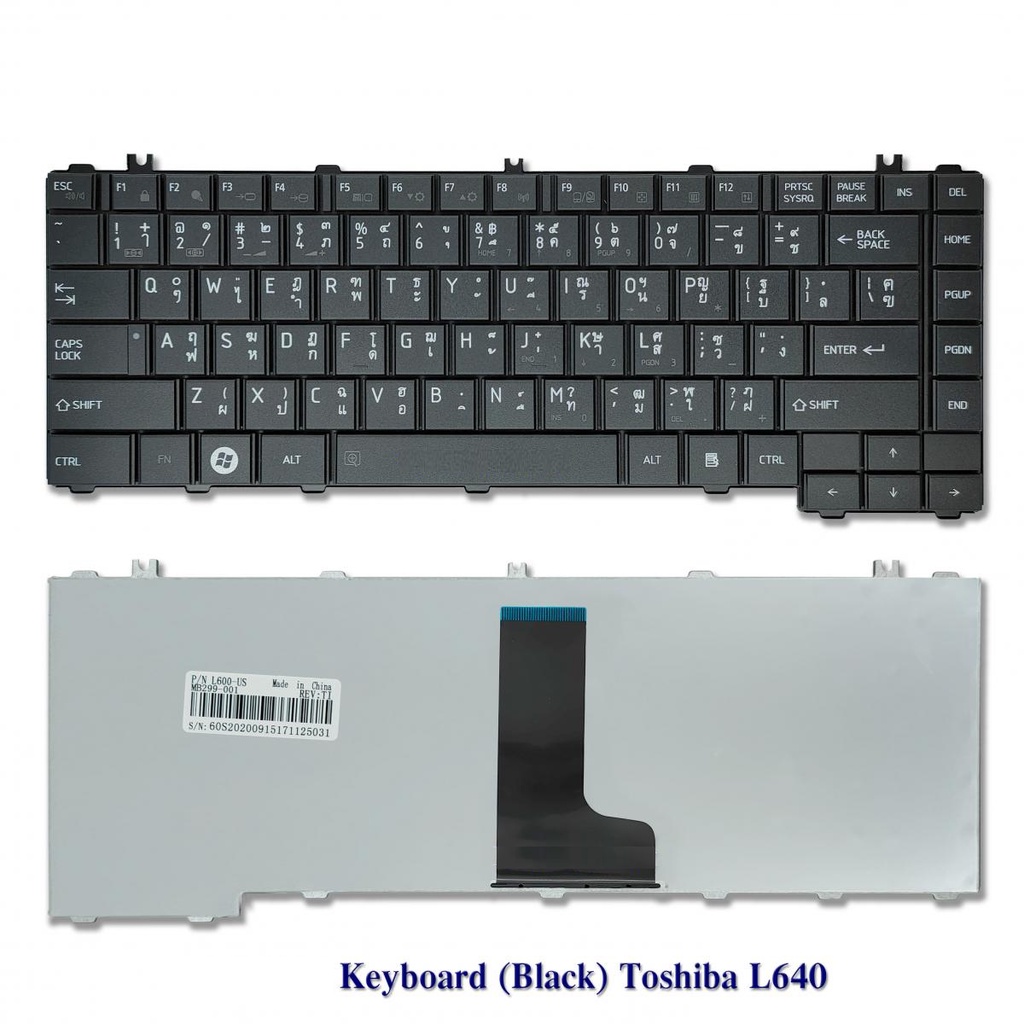 keyboard-toshiba-คีย์บอร์ด-toshiba-satellite-c600-c640-l640-l645-l635-l730-l735-l745-ภาษาไทย-อังกฤษ-คีย์บอร์ด-เมาส์และคี