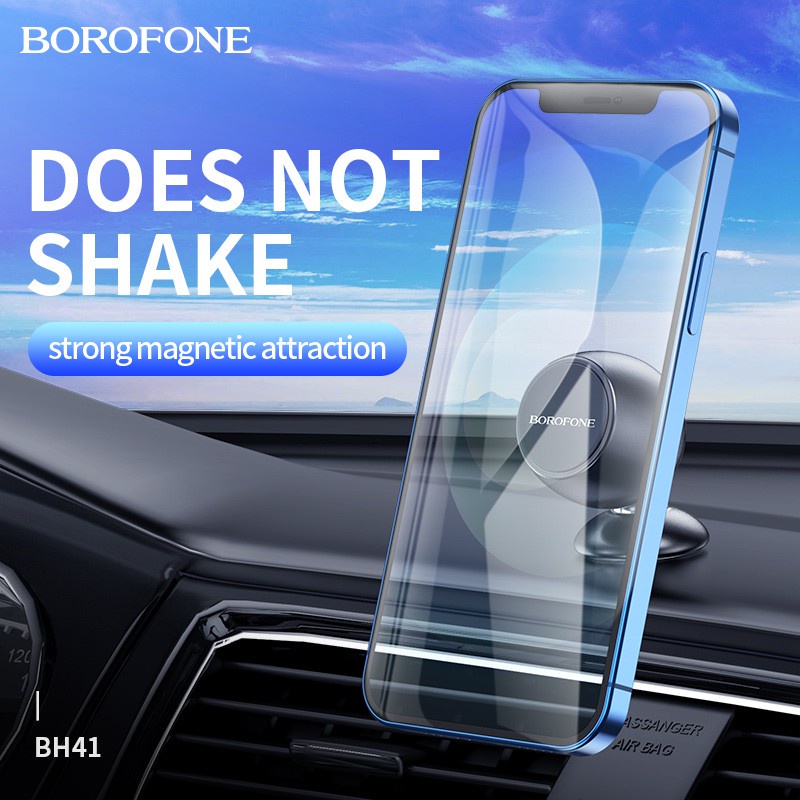 borofone-bh41-ที่วางโทรศัพท์มือถือ-แบบแม่เหล็ก-does-not-shake-ปรับได้-360-องศา-strong-magnetic-attraction-ของแท้-100