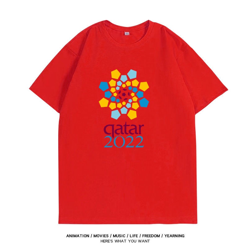 fifa-world-cup-qatar-2022-short-sleeve-round-neck-printed-t-shirt-football-fan-memorial-shirt-couple-shirt