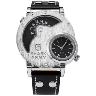 ภาพหน้าปกสินค้าBlack Double Movement Belt Quartz Watch Fashion Watches Wristwatch QKC311 ซึ่งคุณอาจชอบราคาและรีวิวของสินค้านี้