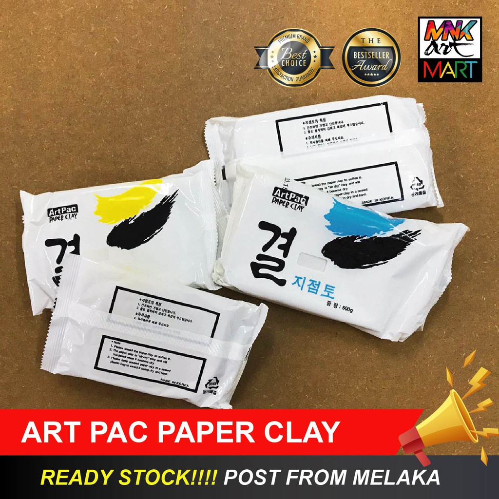 - ARTPAC PAPER CLAY 500g & 200g (AIR DRY CLAY) | Shopee Thailand