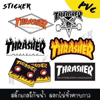 สินค้า สติ๊กเกอร์ติดรถ THRASHER แคชเชอร์ Logo thrasher ส่งไว