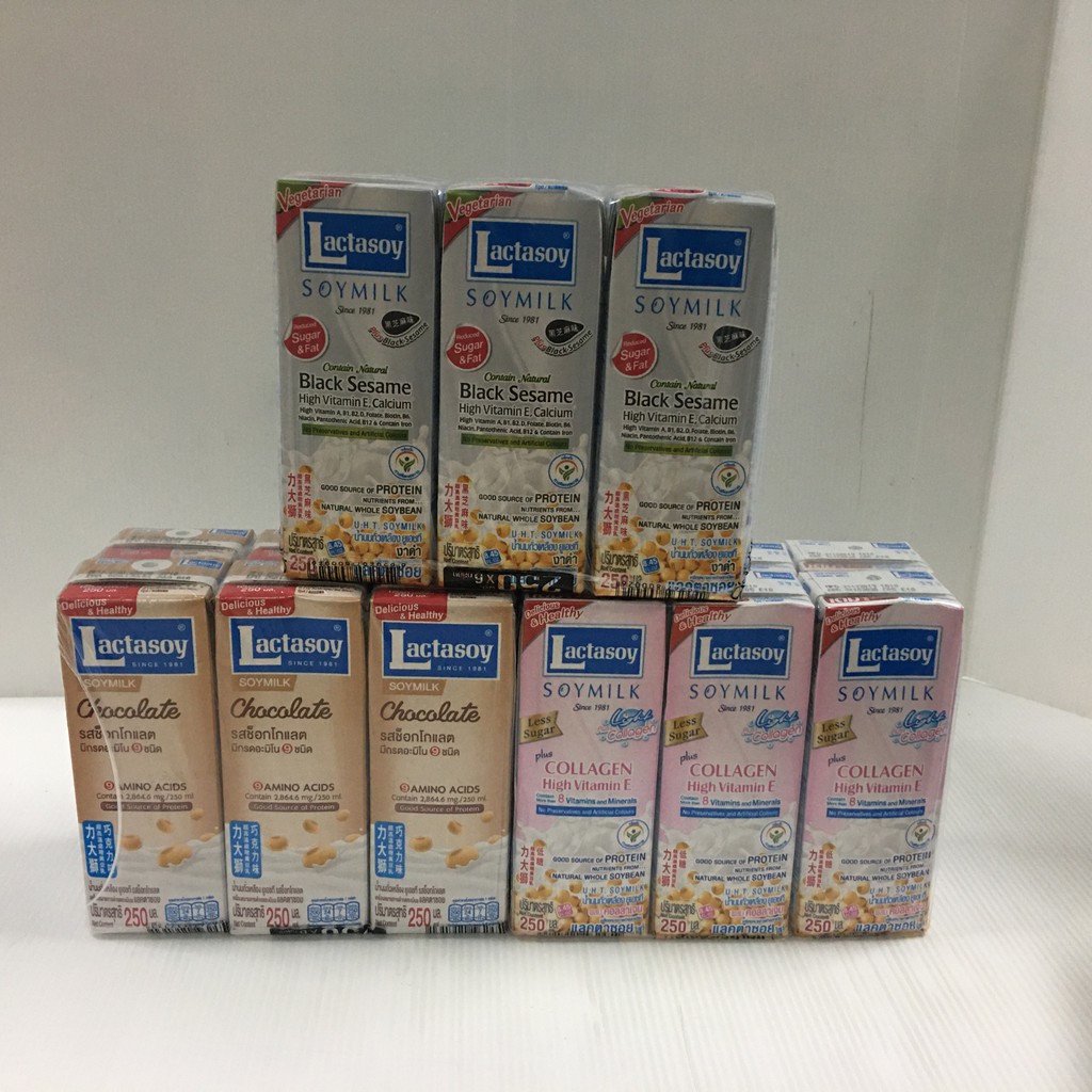 ขายยกลัง-lactasoy-แลคตาซอย-ผลิตภัณฑ์นมถั่วเหลือง-250-มล-x-36-กล่อง-มี-3-รสชาติ