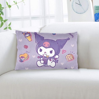 ปลอกหมอนพิมพ์ลาย Sanrio Kuromi แฟชั่นสวยหรูสําหรับตกแต่งบ้านโซฟา