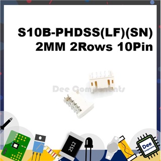 Connector 10Pin 2MM 2Rows 3A PHD S10B-PHDSS(LF)(SN) JST 6-2-6