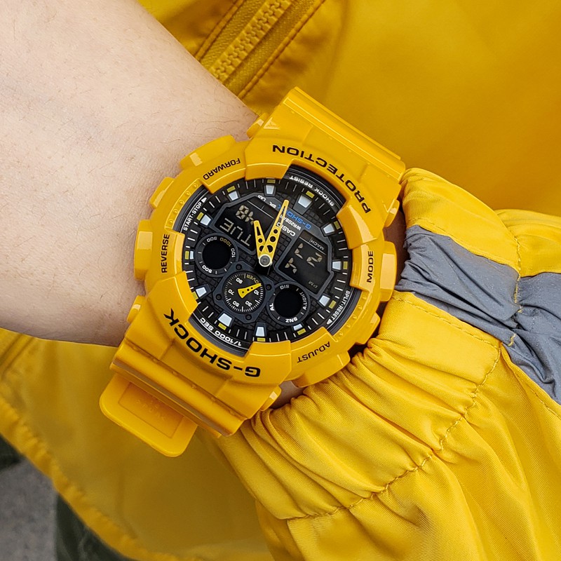 ภาพหน้าปกสินค้าCasio G-SHOCKนาฬิกาคาสิโอของแท้100% GA-100A-9A นาฬิกาข้อมือผู้ชาย สายเรซิ่น จัดส่งพร้อมกล่องคู่มือใบประกันศูนย์CMG 1ปี % จากร้าน bpc23grjjb บน Shopee