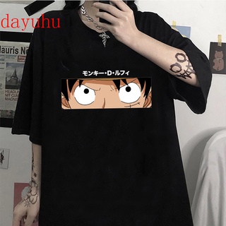 【🔥🔥】เสื้อยืด พิมพ์ลายกราฟฟิค One Piece Kawaii Zoro Luffy โอเวอร์ไซซ์ สําหรับผู้ชาย และผู้หญิง
