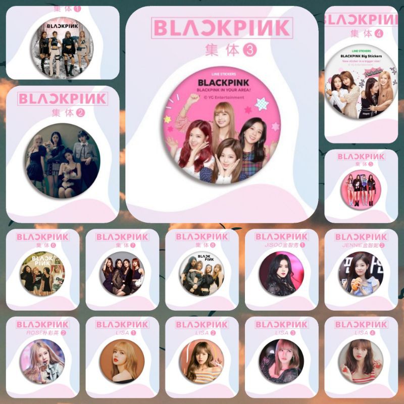 เข็ดกลัด-พร้อมส่ง-เข็ดกลัดเเบล็คพิงค์-black-pink