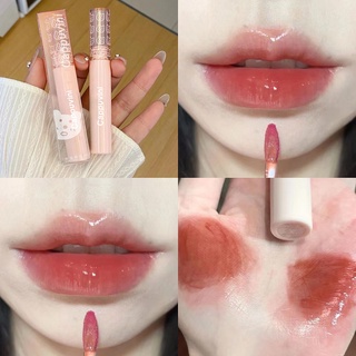 ภาพขนาดย่อของภาพหน้าปกสินค้าลิปสติก ️Cappuvini Cute Bear Mirror Lip glaze Water gloss Lip gloss lipstick จากร้าน minijumie.th บน Shopee