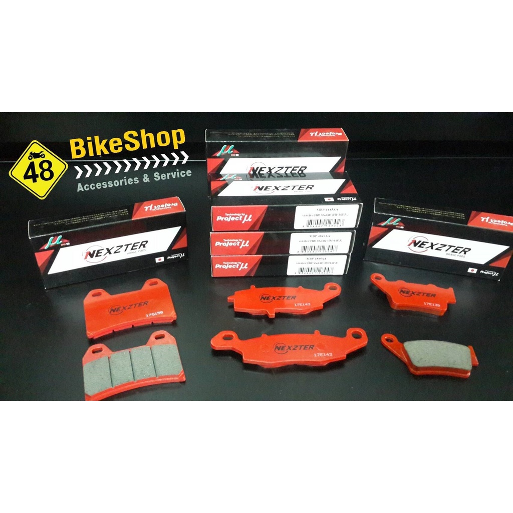 nexzter-ผ้าเบรคหน้า-หลัง-f-r-z250-300-400-ninja250-300-400-1ปั้มเบรค-ผลิตโดยใช้เทคโนโลยีชั้นนำจากประเทศ