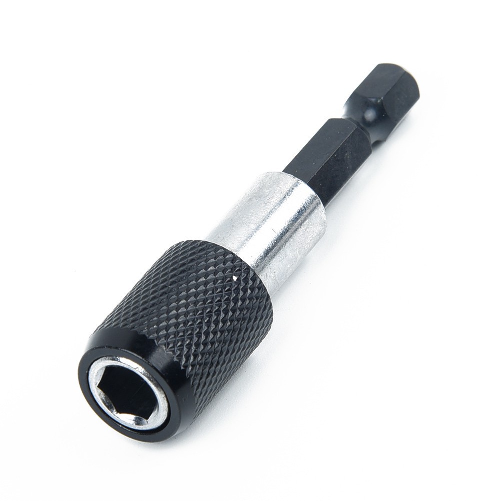 สว่านไฟฟ้า-hex-shank-knurled-ก้านขยายแปลง-chuck-1-4-นิ้ว-x-60-มม