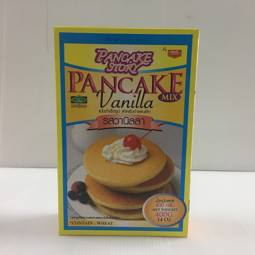 ภาพสินค้าGogi Pancake Story โกกิ แพนเค้ก สตอรี่ 400 กรัม (Original / Butter / Vanilla / Choccolate) จากร้าน chaisaeng_superstore บน Shopee ภาพที่ 5
