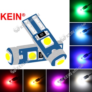 ภาพหน้าปกสินค้าKEIN T5 หลอดไฟ Led W1.2W W3W 27 74 86 206 T5 3SMD 3030 สำหรับตกแต่งภายใน แดชบอร์ด รถยนต์ รถมอเตอร์ไซค์ ที่เกี่ยวข้อง