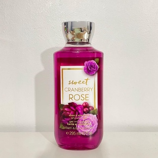 Bath &amp; Body Works Sweet Cranberry Rose Shower Gel 295ml. ของแท้