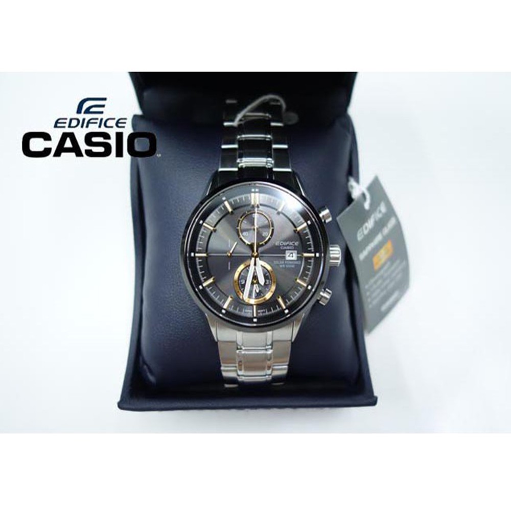 casio-edifice-นาฬิกาผู้ชาย-สายสเตนเลส-รุ่น-efb-503sbdb-1avdr-หน้าปัดดำ