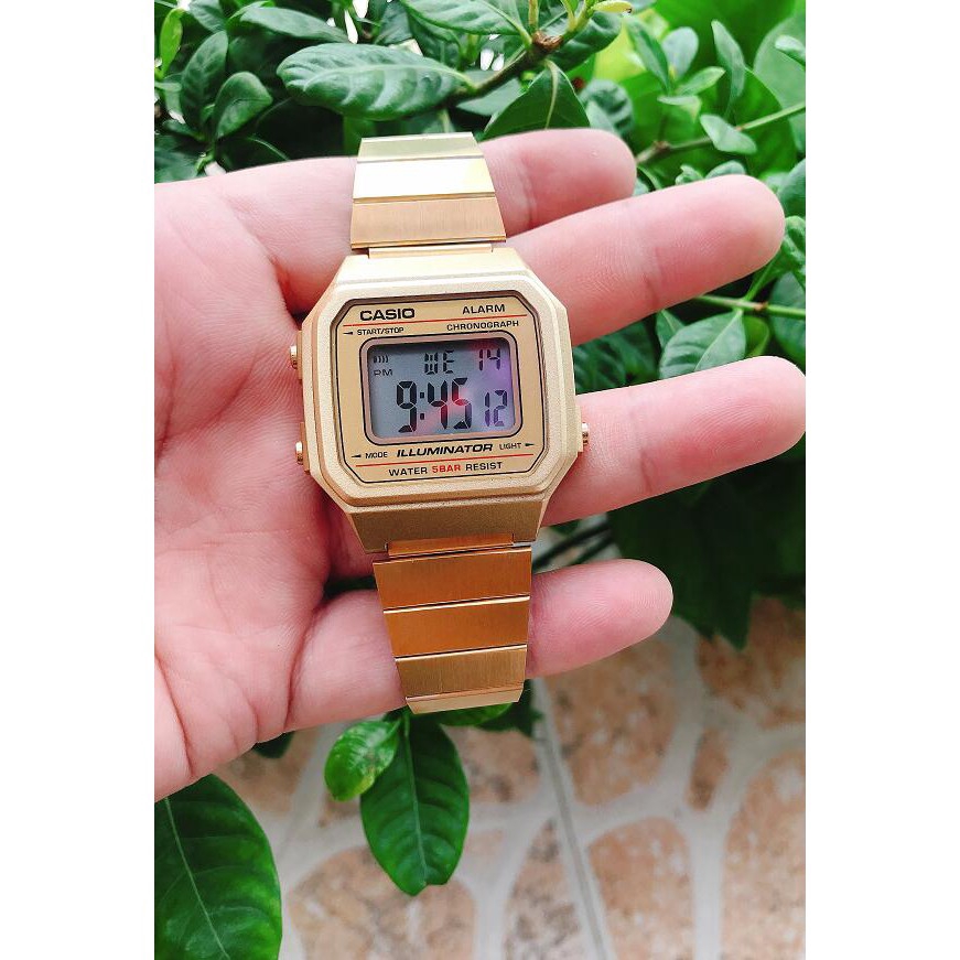 ภาพหน้าปกสินค้าาฬิกาข้อมือ casio ระบบดิจิตอล รุ่น A168WG-9WDF สี จากร้าน koreyoshi1.th บน Shopee